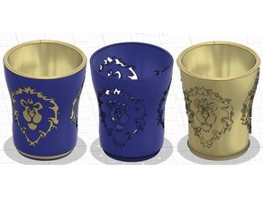 Beeindruckend Allianz Tasse Mehrfarbig Warcraft 3d print model - Mito3D