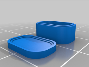 customized box lid 6w 10l 5h 3d print model - Mito3D