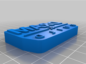 özelleştirilmiş stamp matic 3d print model - Mito3D