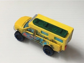1 64 scale 4 truck camper 164 3d print model - Mito3D