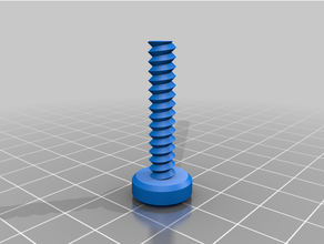 m6 30 slotted bolt customized 3d print model - Mito3D