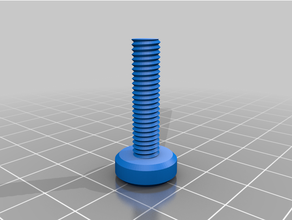 m6 1 25 slotted bolt customized 3d print model - Mito3D