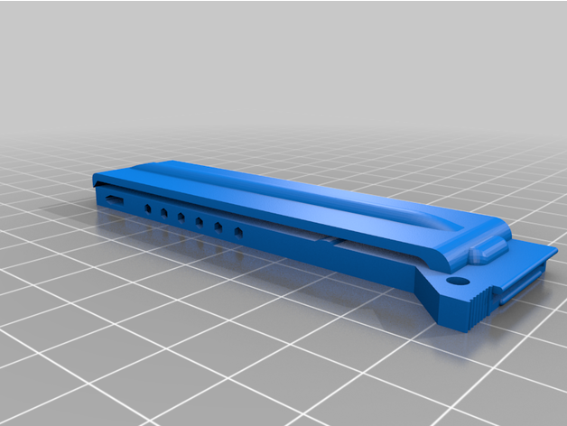 diestro mondadura cuchillo vaina 3D print model - Mito3D