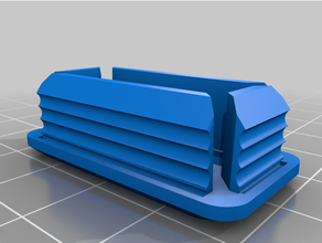 rectangular tube cap 1 2 3 4 customized 3d print model - Mito3D