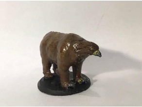 owlbear ages- 4th d&d monster manual remix dd dnd miniature dungeons dragons 28mm tabletop gaming 3d print model - Mito3D