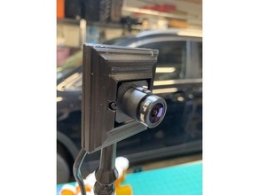 elp kamera durum kılıf ayarlanabilir plastik bağlar 3d print model - Mito3D