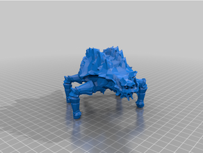 shadow colossus - basaran ico team turtle 3d print model - Mito3D