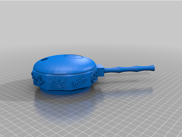 Star Kriege inspiriert Kanone Tiki 3D print model - Mito3D