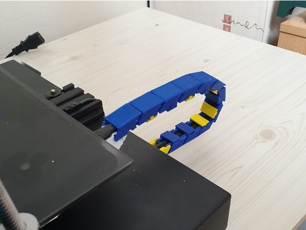 Seitenwickler Bett ziehen Kette Artillerie x1 3D print model - Mito3D