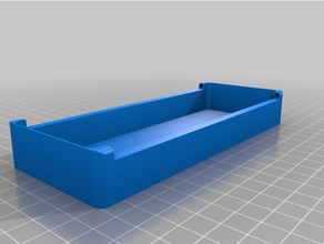 customized magnetic hinge pencil case box 3d print model - Mito3D