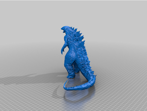 poly Godzilla 3d print model - Mito3D