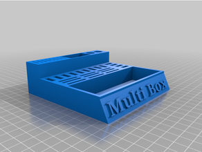 multi Box Mikro sd Karte USB Halter Unterstützung 3d print model - Mito3D