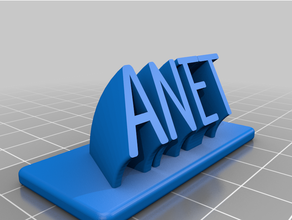 anettx personalizzato 3d print model - Mito3D