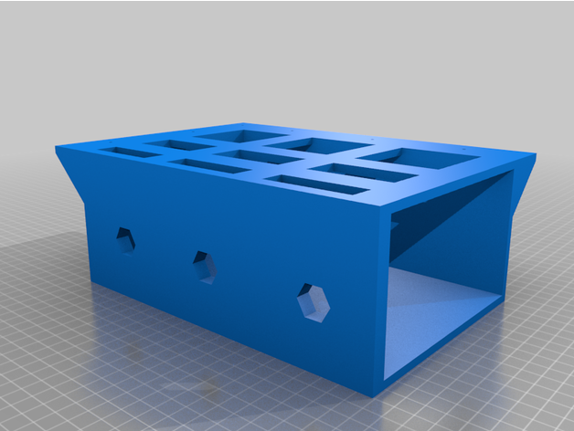 desk tray open box storage holder 3D print model - Mito3D