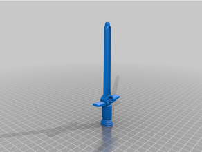 witcher sword pen bic lego 3d print model - Mito3D