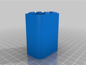 6x aa batería personalizado 3d print model - Mito3D