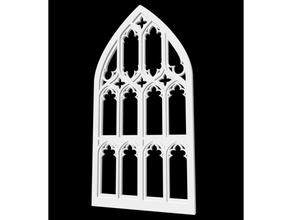 gothic cathedral window castle church harry potter hogwarts 3d print model - Mito3D