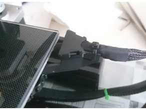 cubierta carcasa funda presion alivio soporte calentado cama cable ender 3 Pro crealidad ender3 3d print model - Mito3D