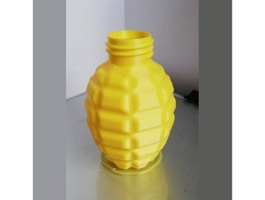 klein Flasche Granate Haustier 3d print model - Mito3D