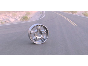 abierto ruedas llantas 3d print model - Mito3D