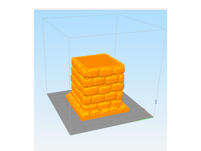 brick penholder 3d print model - Mito3D