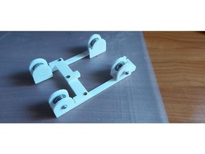 plegable bobine apoyo soporte bobina carrete 3d print model - Mito3D