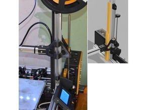 k8200 axis cabel chanel 3d printer velleman 3d print model - Mito3D