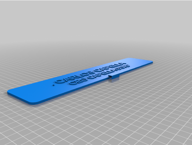 assiette Capella corp personnalisé 3D print model - Mito3D