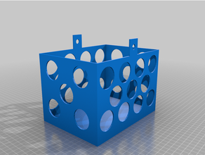 cestino maniglia contenitore 3d print model - Mito3D