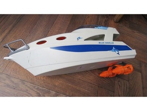 playmobil barca gemello motore pod 3d print model - Mito3D
