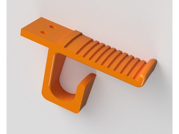 auricular cable soporte auriculares música mesa 3D print model - Mito3D