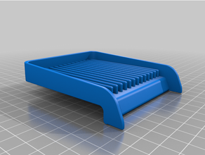 dish brush soap block tray 3d print model - Mito3D