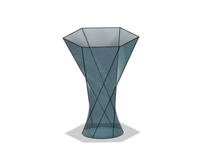 stylish vase spiral 3d print model - Mito3D