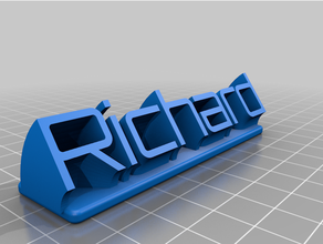 Richard personalizzato 3d print model - Mito3D