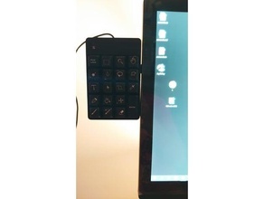 ugee keypad mount 3d print model - Mito3D