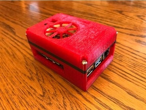 frambuesa pi 4 disipador calor argon40 ventilador caso funda 3d print model - Mito3D
