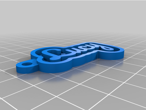 customized key chain personal lucy 3d print model - Mito3D