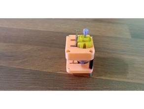 mini 4wd fren motor ilkbahar Kulp destek 3d print model - Mito3D