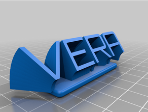 personalizado barriendo Vera 3d print model - Mito3D