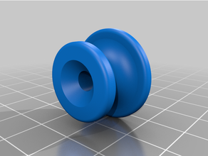 knop trailer-cover rubber band 3d print model - Mito3D
