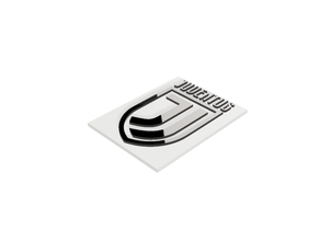 escudo juventus calcio football badges futbol soccer badge 3d print model - Mito3D