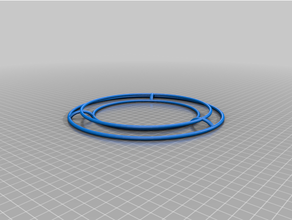 wreath frame christmas ring wire 3d print model - Mito3D