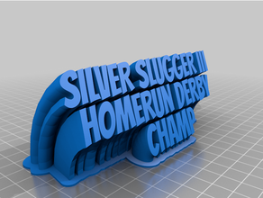 homerun derby customized 3d print model - Mito3D