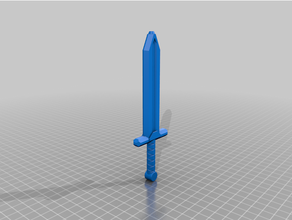 play sword pen anycubic i3 mega bic 3d print model - Mito3D