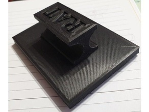 silgi pul blok üstesinden gelmek kart yapımı zanaat damgalama 3d print model - Mito3D