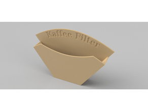 kaffee filtrar cabestro 100 3d print model - Mito3D