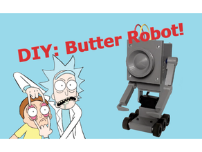 passar manteiga robô animatronic animatrônica arduino Bluetooth faça eletrônicos Hendrikx Construir rc carro Rick mortiço robótica robôs oficina 3d print model - Mito3D