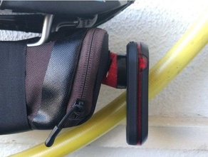 fragile garmin varia radar quarter turn mount clip saddlebags rtl510 3d print model - Mito3D