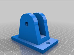 personalizzato pivottante angolo macinino In piedi parametrizzato 3d print model - Mito3D