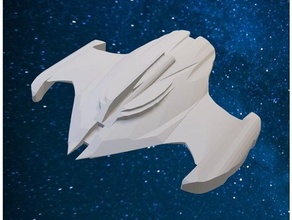 star trek jem'hadar dominion strike cruiser ship jem hadar spaceship starship startrek 3d print model - Mito3D